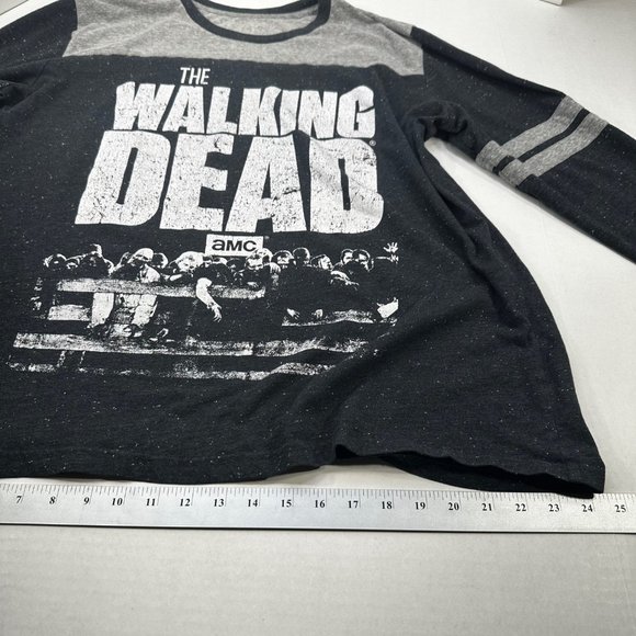 The Walking Dead Men's Size Unknown Long Sleeve Tee Shirt Black Preowned - Picture 7 of 10